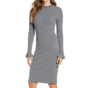 Rachel Parcell Rib Sweater Dress Fall 2019